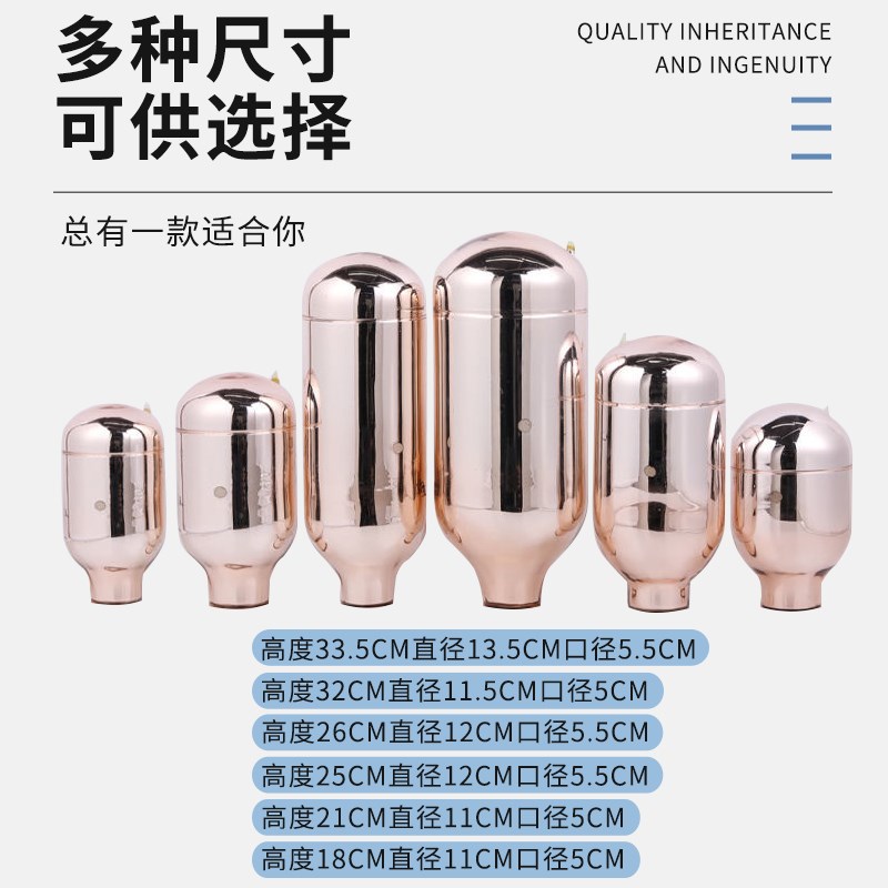 热水瓶加厚玻璃红胆3.2L/8磅大容量保温瓶真空内胆2升/5磅老式