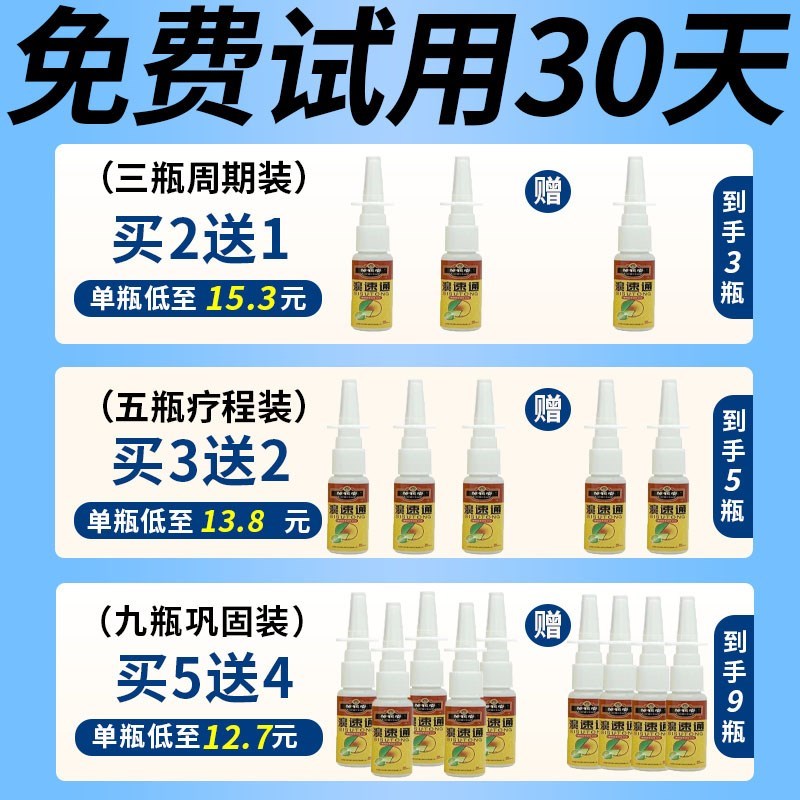 鼻涕倒流专用药鼻腔黏膜修复膏后滴漏综合症鼻甲肥大有痰消肿喷剂