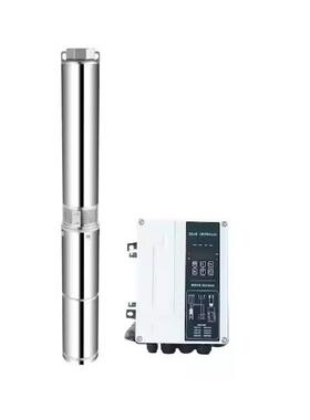 AC/DC交直流通用深井泵不锈钢外置控制器高扬程农业果园太阳能泵