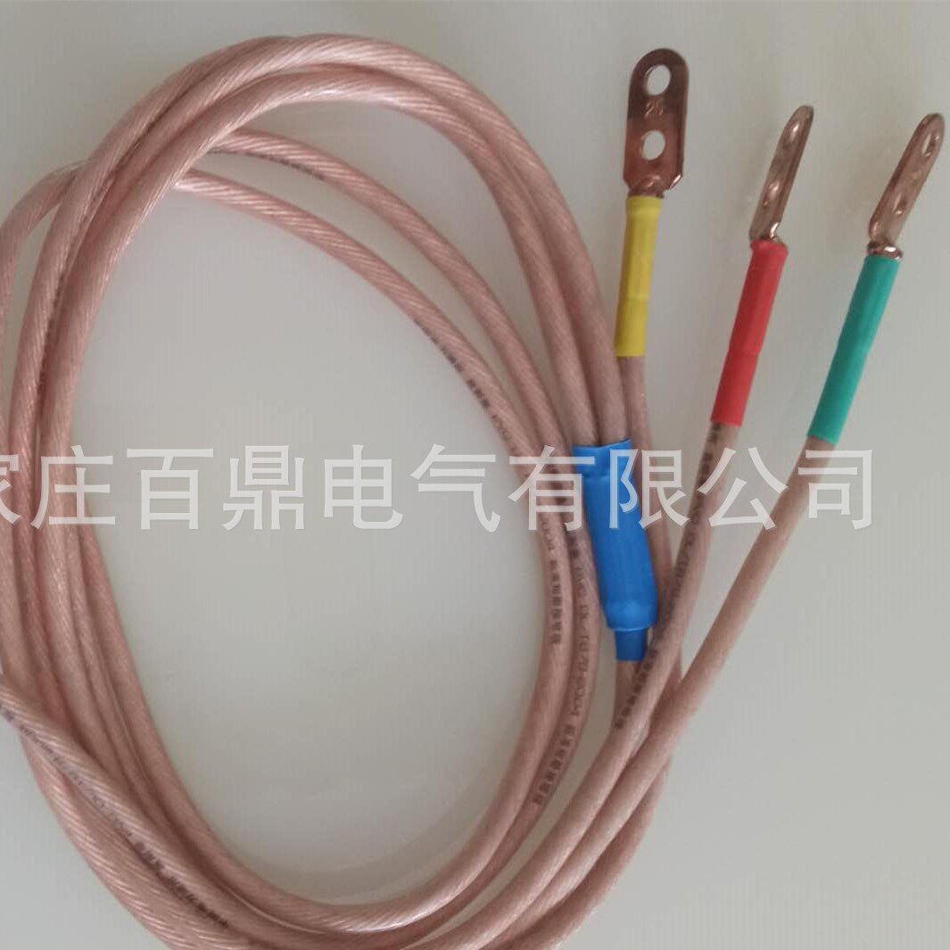 双舌接地线10kvJGX-10KV双簧接地线25mm2-3*1+10米带地钉接地线