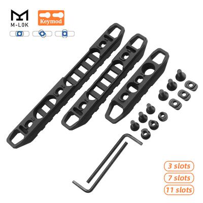 20mm金属导轨MLOK KEYMOD 3/7/11槽keymod & Mlok兼容导轨条