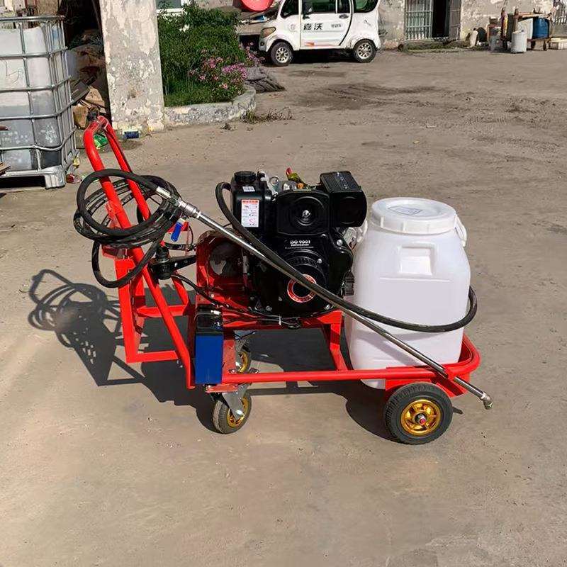 小型沥青撒布机 全成地面养护喷布机 手推式汽油沥青洒布机