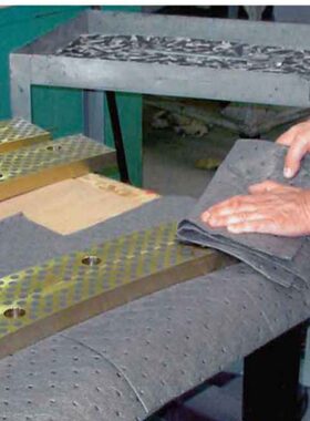 贝迪SPC吸油棉吸油毡UXT100工业船用吸油卷加油站工厂车间吸油垫