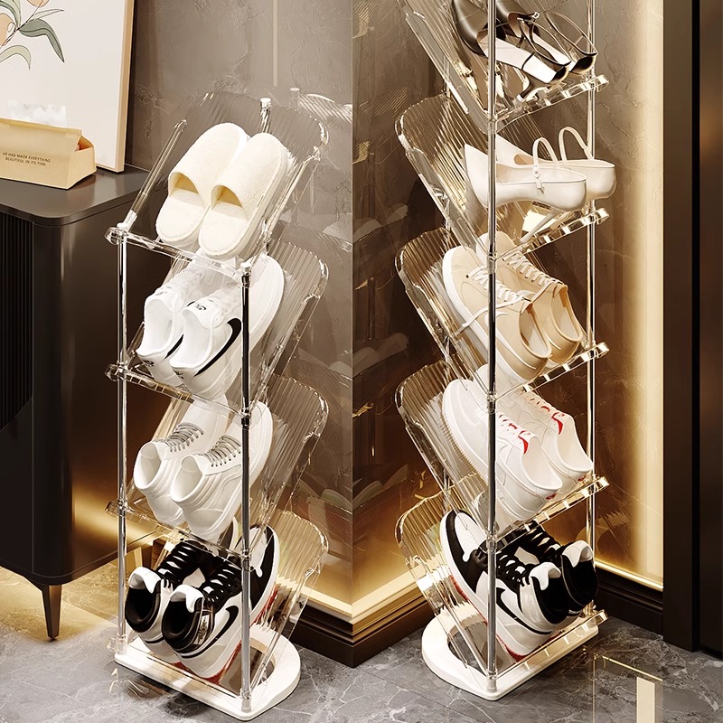 鞋架家用简易门口k入户鞋柜斜放式小窄多层鞋子收纳神器省空间鞋