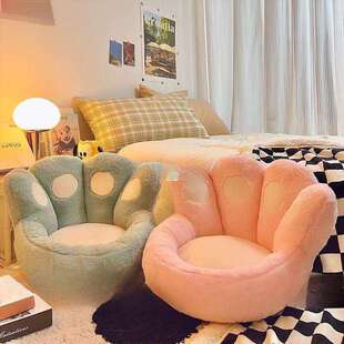 猫爪坐垫地上懒人坐墩榻榻米卧室家用阳台飘窗地板软垫子