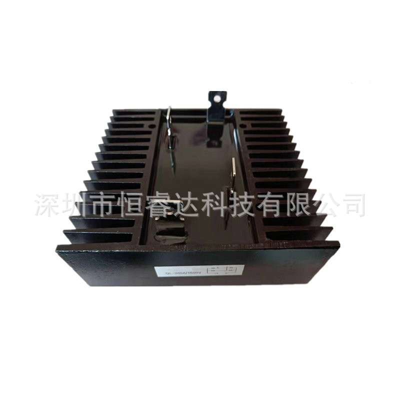 单相桥式整流器QL300A1600V 4脚大功率自带散热器整流桥132*145mm