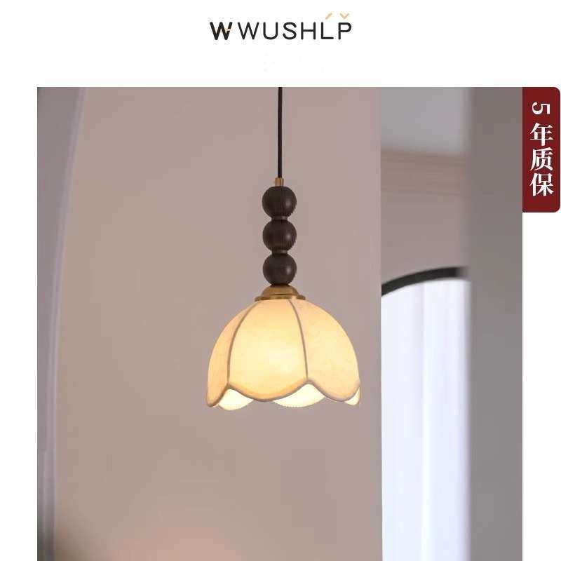 南洋风卧室床头灯小吊灯法式复古中古奶油餐厅餐桌吧台布艺吊线灯,3C数码配件,USB灯,淘宝优惠券,粉丝福利购,淘宝优惠卷