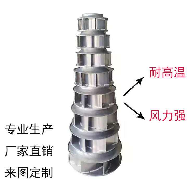 供应暖风炉风机叶轮离心风机风叶 400铝合金焊接高压离心风机叶轮