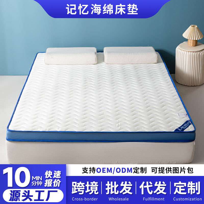 新款升级立体成人款记忆海绵床垫租房家用地铺榻榻米加厚睡垫