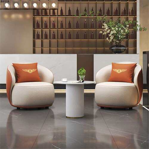 组合桌椅简约商业商务洽谈接待组合洽谈售楼处桌轻奢会客沙发现代