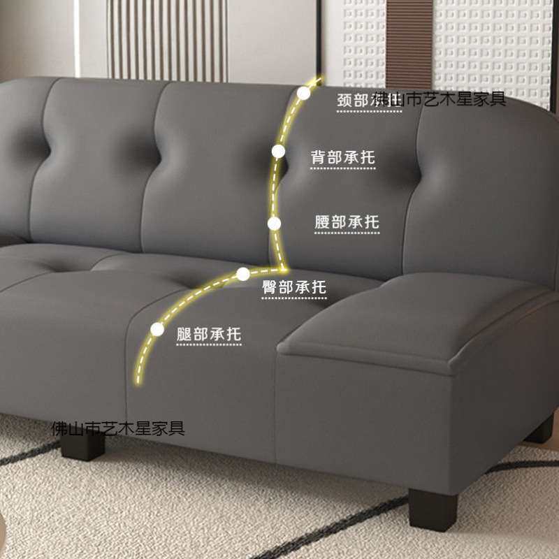 沙发床可折叠一体两用2025新款客厅小户型家用出租房屋简易皮沙发