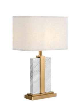 美式简约大理石台灯样板间床头灯客厅书房卧室设计师现代led灯