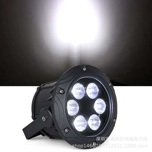 跨境LED防水帕灯 6颗全彩帕灯DMX512户外婚庆演出染色Par灯舞台灯