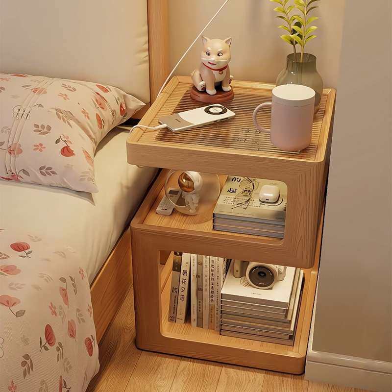实木床头柜小型卧室家用简约现代替代品边几创意小柜子床头置物架,鲜花速递/花卉仿真/绿植园艺,割草机/草坪机,淘宝优惠券,粉丝福利购,淘宝优惠卷