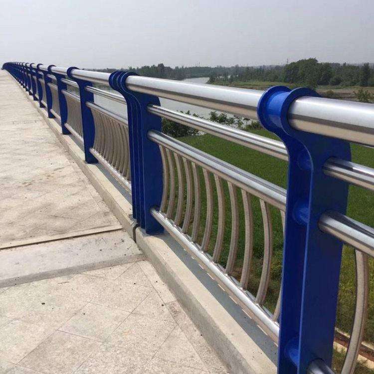 桥梁护栏不锈钢复合管河道河边护栏湖北景观防撞栏杆天桥防撞护栏