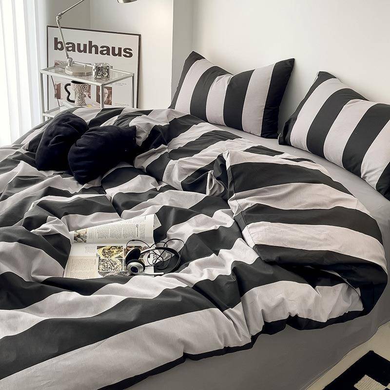 单件纯棉被套简约风单品全棉被罩学生宿舍150×200双人200×230cm