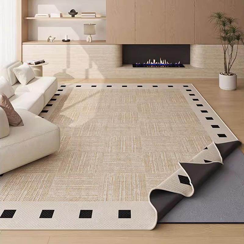 可拆洗地毯双层可替换客厅地毯法式奶油风沙发茶几垫宅寂风卧室床