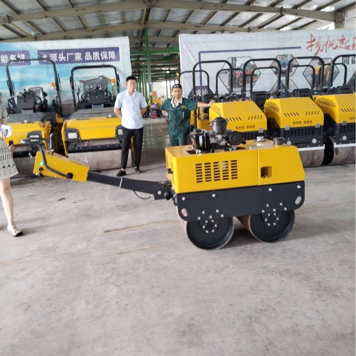 柴油单双钢轮震动压路机1吨2吨3吨6吨 小型碾压机手扶座驾式压实