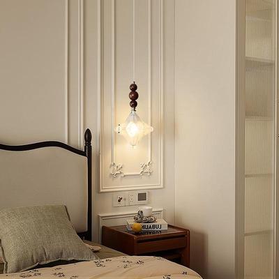 法式复古长线星星床头吊灯小吊灯设计师餐厅灯主卧室女孩儿童房灯