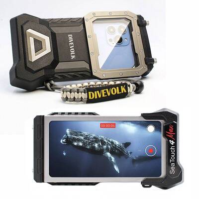 DIVEVOLK SeaTouch 4 Max潜水壳手机壳防水壳深潜水下摄影触屏