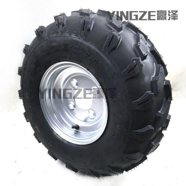 改装高尔夫三轮四轮车卡丁车19X7-8寸真空轮胎对角101.6孔距轮毂