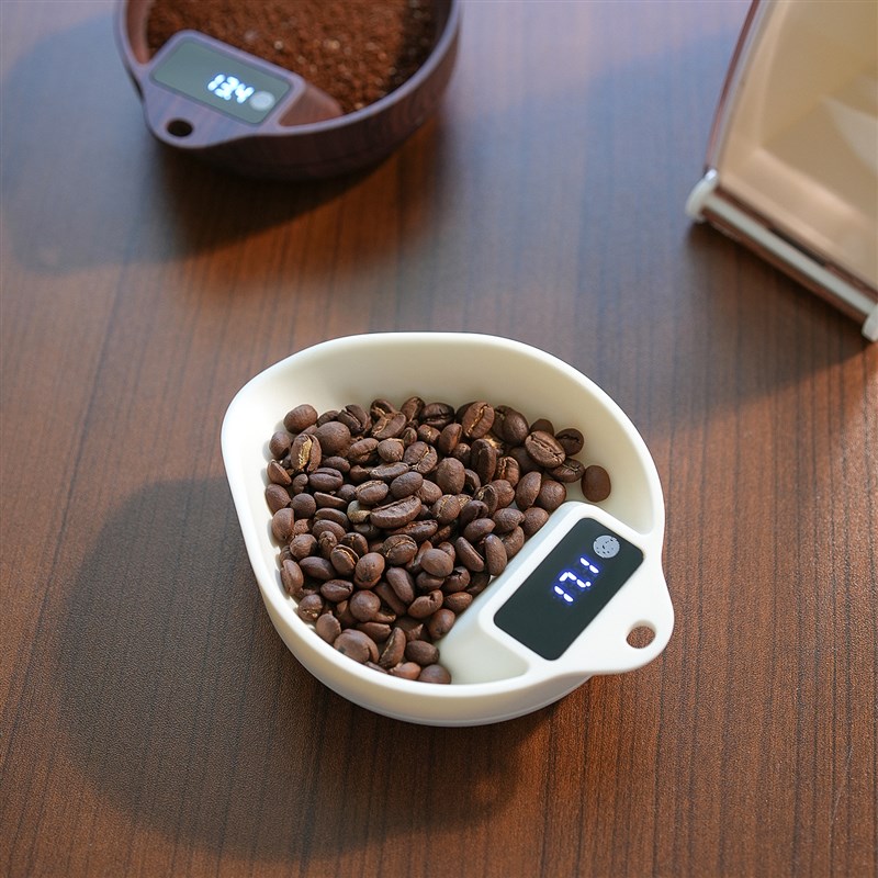 咖啡电子秤豆盘ABS手冲电子秤豆盘意式咖啡称重展示.盘咖啡豆碟