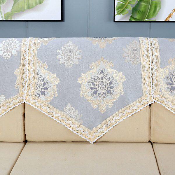 亚麻布沙发巾艺三角靠背巾盖布巾四季通用扶手欧式沙发垫简约现代