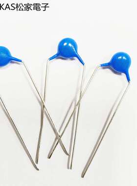 ZONKAS+安规电容陶瓷电容Y1电容器插件Y1 102M/500VACY5V蓝色