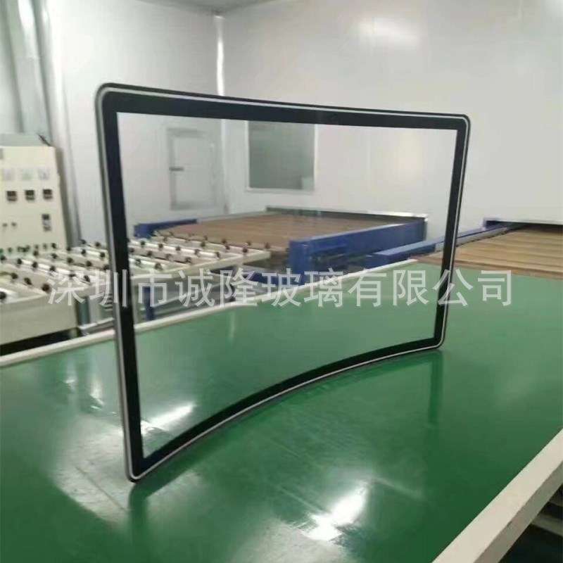 曲面电视玻璃,显示屏专用曲面玻璃,显示器用弧形玻璃