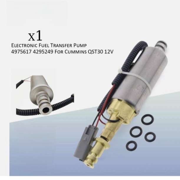12V电子燃油输送泵4295249适用康明斯QST30柴油发动机Oil pump