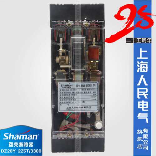 上海人民电气 DZ15LE-40T/290/390/490塑壳断路器(透明)