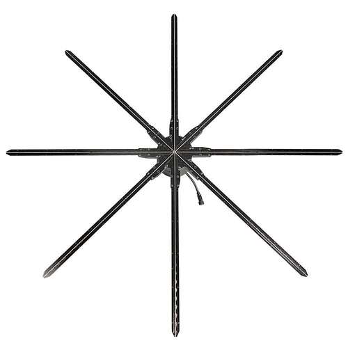 超清版HDMI实时显示3D风扇屏65CM 100CM 150CM  HOLOGRAM LED FAN