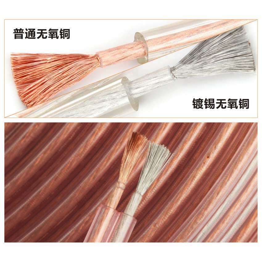 音响线金银2×400铜芯功放音箱喇叭线