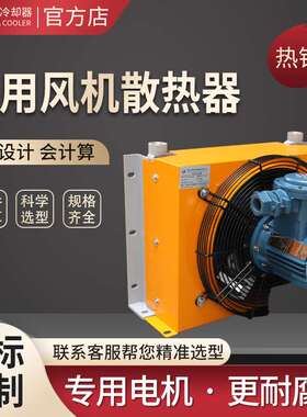 风冷式油冷风机液压泵站散热器冷却器RJ-456剪床液压油箱冷却系统