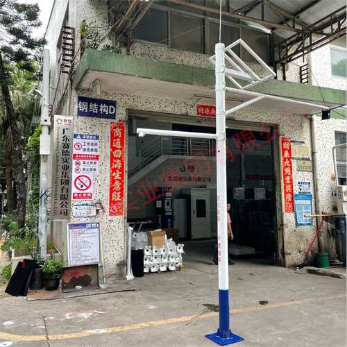 水库在线监测渗压立杆GNSS水位监控立杆太阳能雨量立柱深圳厂家