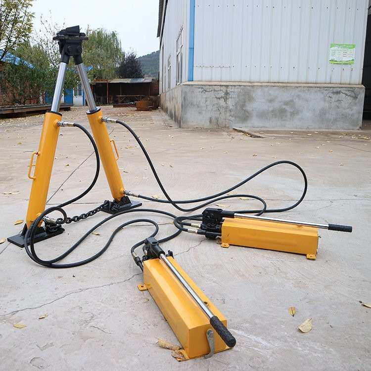 供应DFZ系列液压复轨器 故障车辆举升器矿用矿车轨道脱轨归位机器