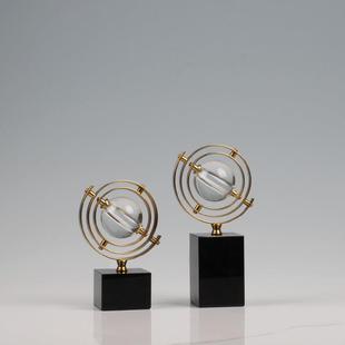 客厅室内金属摆件电视柜家居装饰品办公室简约现代轻奢高档工艺品