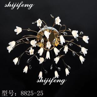ceiling lamp北欧花型吸顶客厅灯简欧卧室温馨浪漫创意吊顶吸顶灯