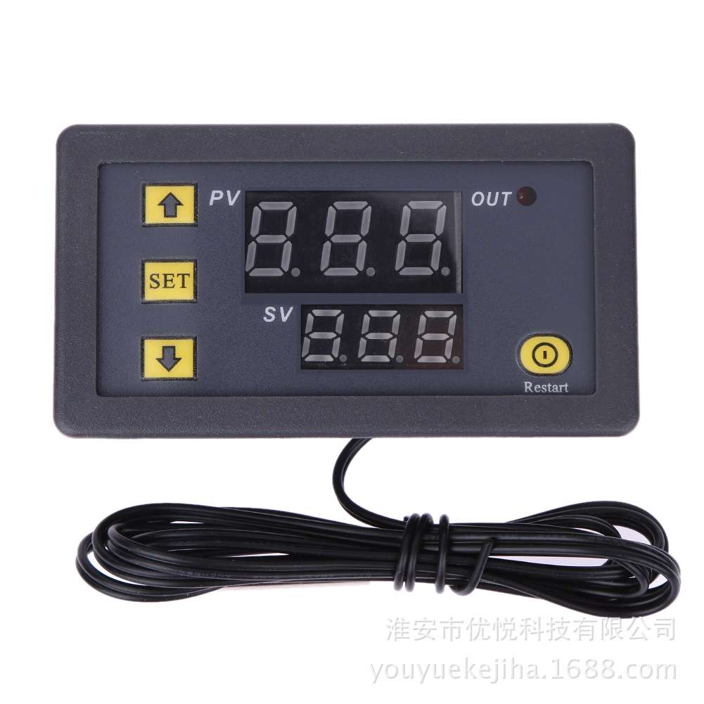 供应W3230高精度微电脑智能温控器数显控温开关微型温控器元器件