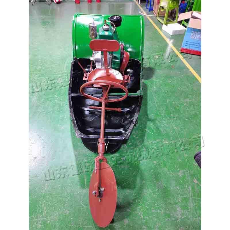 水旱两用乘坐式打田机 平原丘陵田间机耕船 虾稻田梨田耕作机