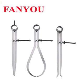 凡莜 套装弹簧卡规 弹簧外卡规 弹簧内卡规 组套间距规分规圆规