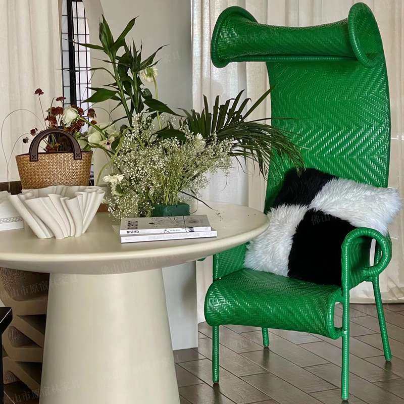 户外藤椅沙发客厅阳台扶手椅设计师客厅单人绿色复古异形休闲防水,鲜花速递/花卉仿真/绿植园艺,割草机/草坪机,淘宝优惠券,粉丝福利购,淘宝优惠卷