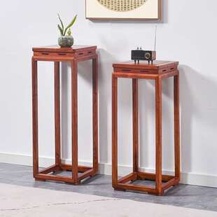 阳台置物 绿萝花架子客厅室内落地式 艺铭天下花架实木多层中式 整装