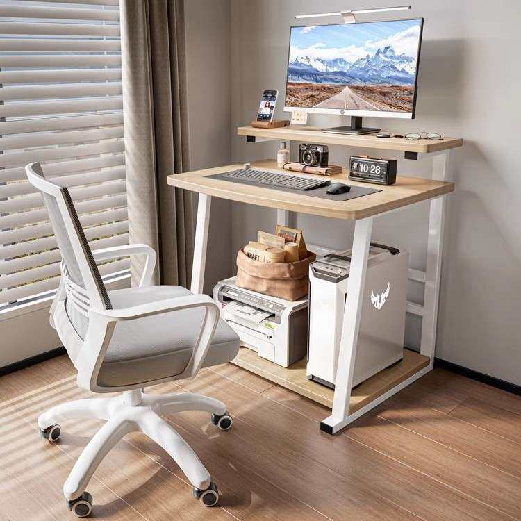 台式电脑桌小型家用迷你移动学习笔记本桌子简易带轮子卧室床边桌
