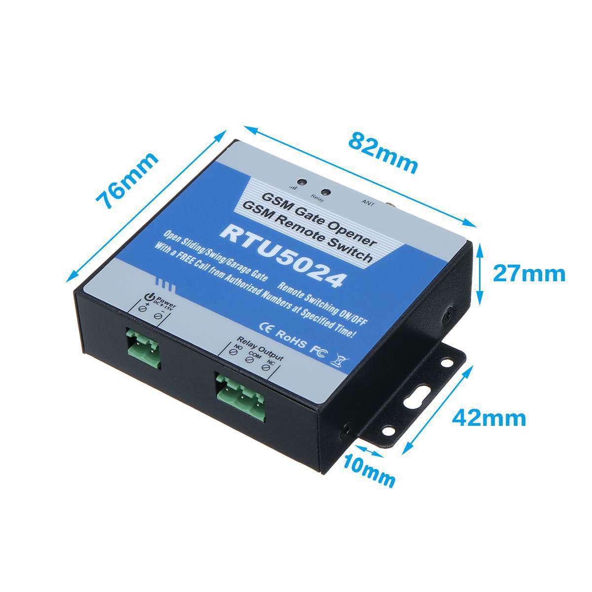 2G GSM RTU5024出租楼手动门禁控制器 短信电话手机远程开关门