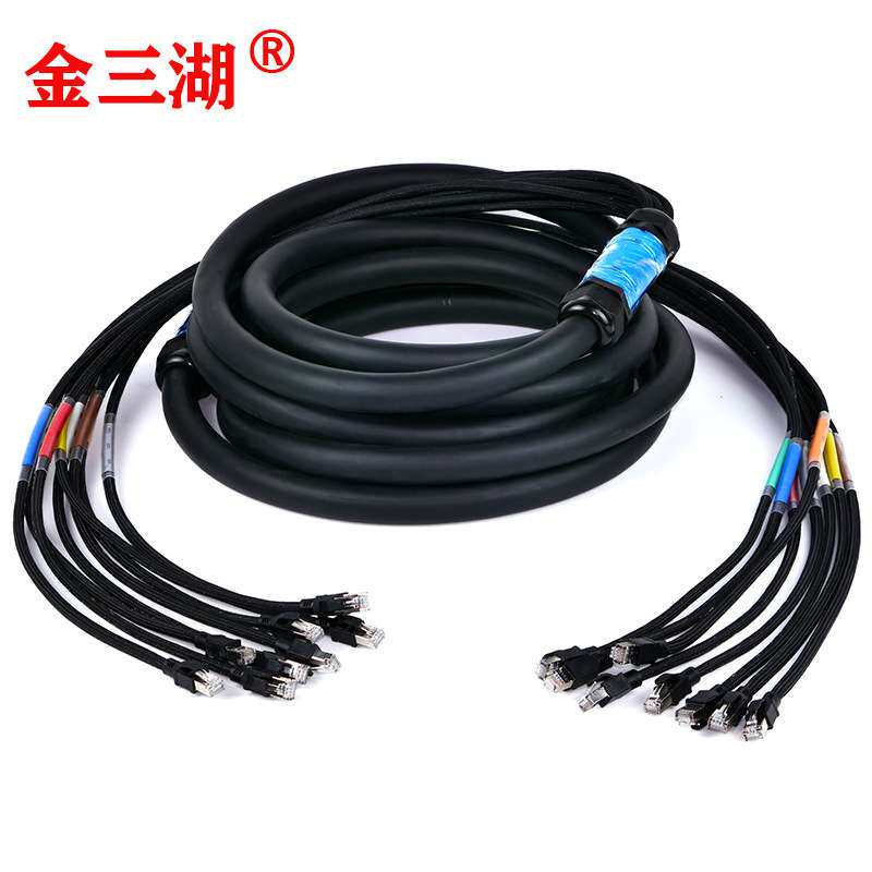 六类双屏蔽网线 CAT6类千兆成品网络跳线 RJ45室内电脑宽带网络线