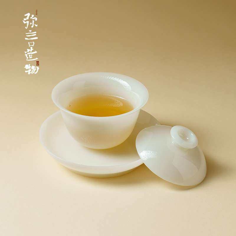 弥言璞玉冰种玉瓷三才盖碗家用白瓷泡茶碗茶杯德化白瓷茶具泡茶器,鲜花速递/花卉仿真/绿植园艺,割草机/草坪机,淘宝优惠券,粉丝福利购,淘宝优惠卷