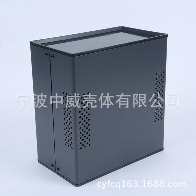 110*190*200仪表外壳 控制箱 电子壳体 金属电源外壳 (塑料面板)