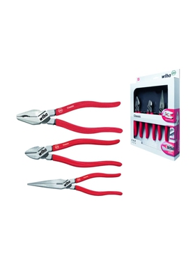 德国 Wiha威汉 26850 Z 99 0 001 01 经典钳子套装3件套精钢