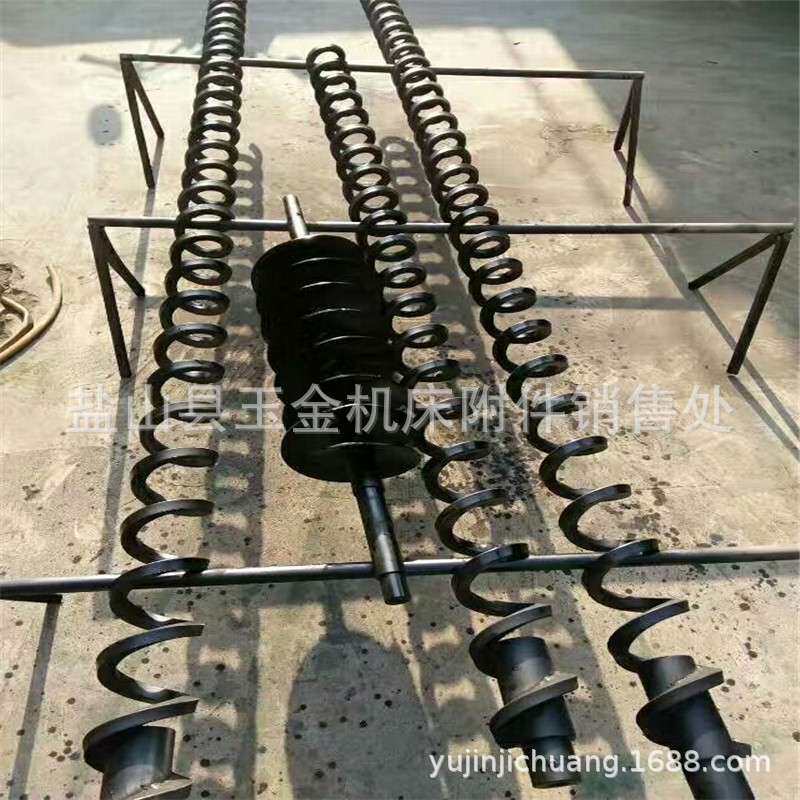 数控机床螺旋杆排屑机 螺旋杠排屑机 废料输送螺旋叶片厂家